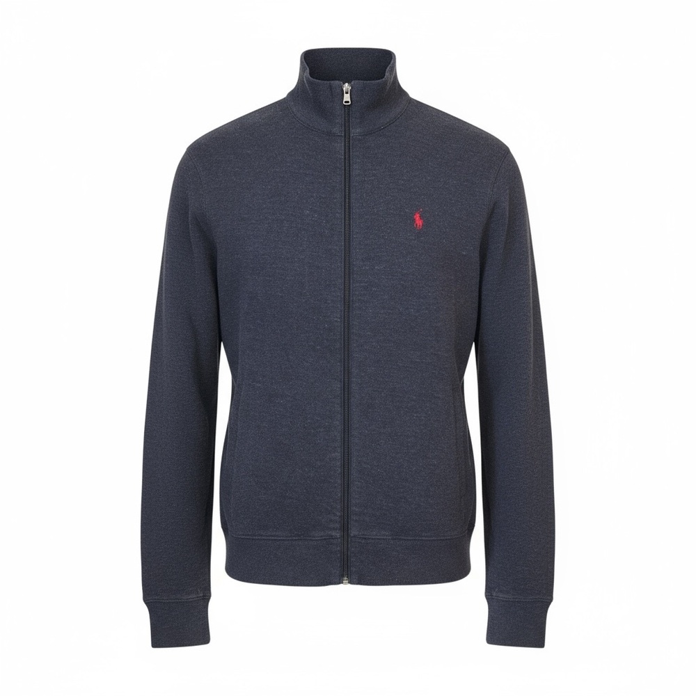 Polo by Ralph Lauren Men's Navy Zip-Up Sweater